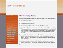 Tablet Screenshot of convexitymaven.com